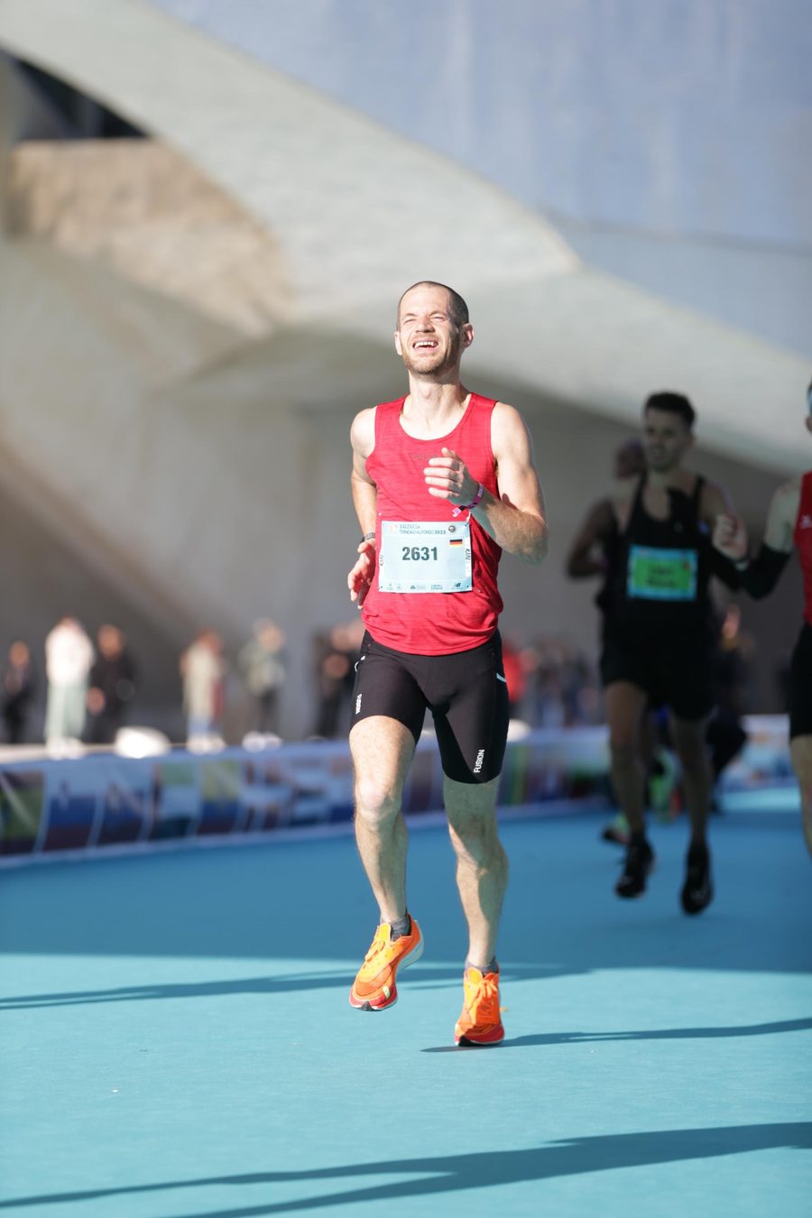 Georg Dettweiler bei einem Marathon